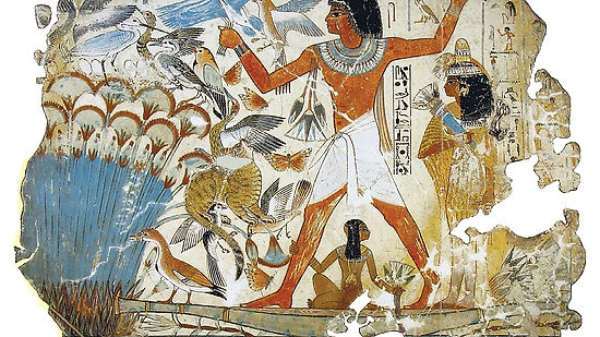Nebamun Hunting in the Marshes in the Afterlife